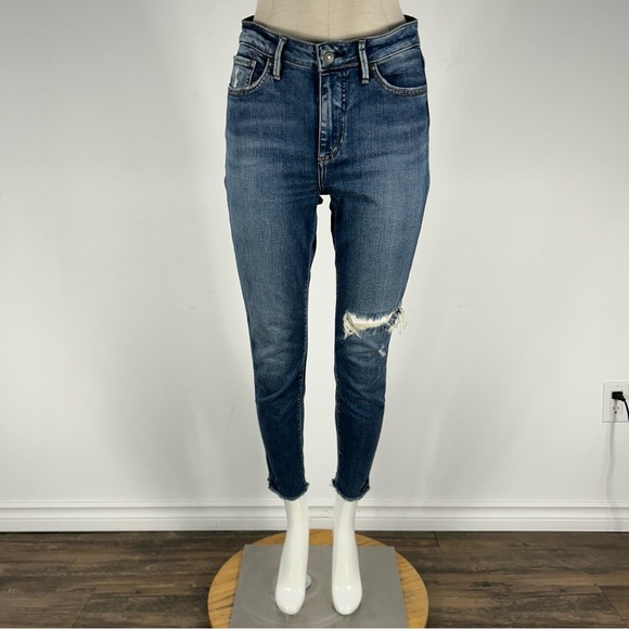 Silver ISBISTER Jeans 28x28 - Picture 1 of 13